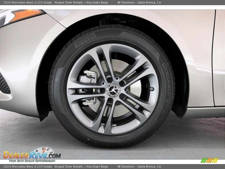 2020 Mercedes-Benz A 220 Sedan Mojave Silver Metallic / Macchiato Beige Photo #9