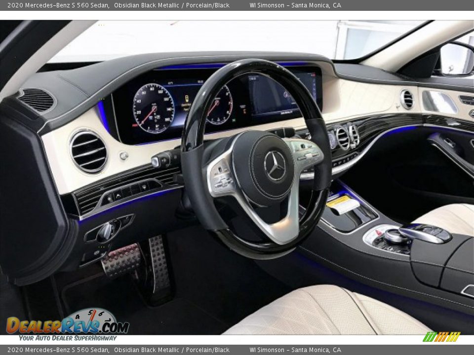 Front Seat of 2020 Mercedes-Benz S 560 Sedan Photo #4