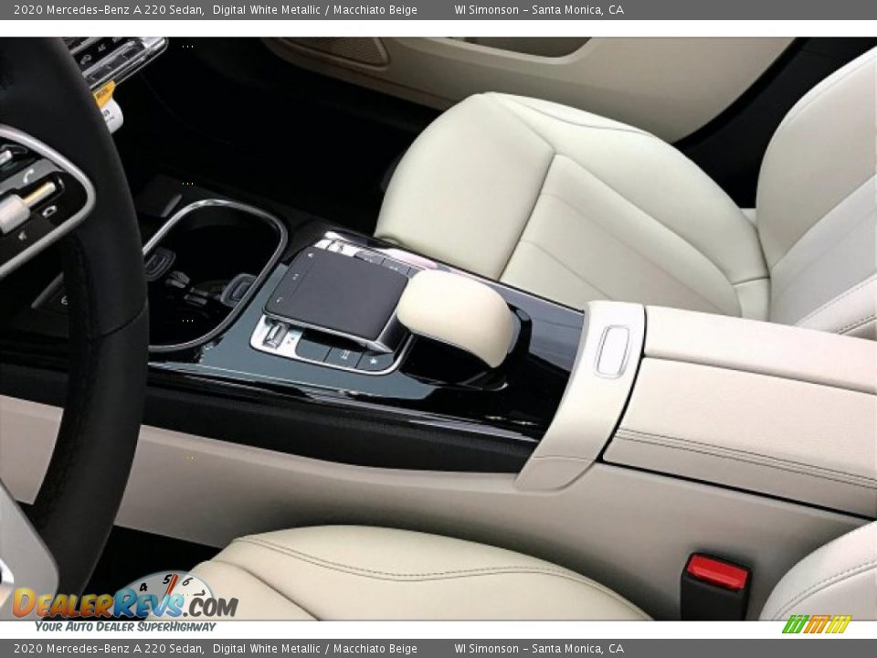 2020 Mercedes-Benz A 220 Sedan Digital White Metallic / Macchiato Beige Photo #7