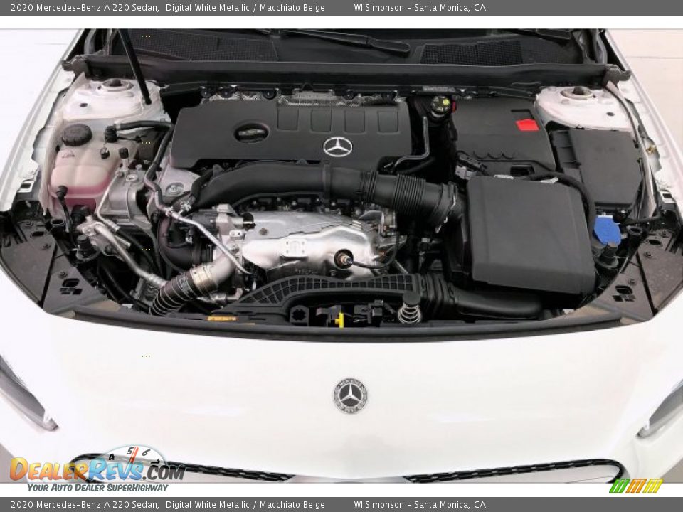 2020 Mercedes-Benz A 220 Sedan Digital White Metallic / Macchiato Beige Photo #8