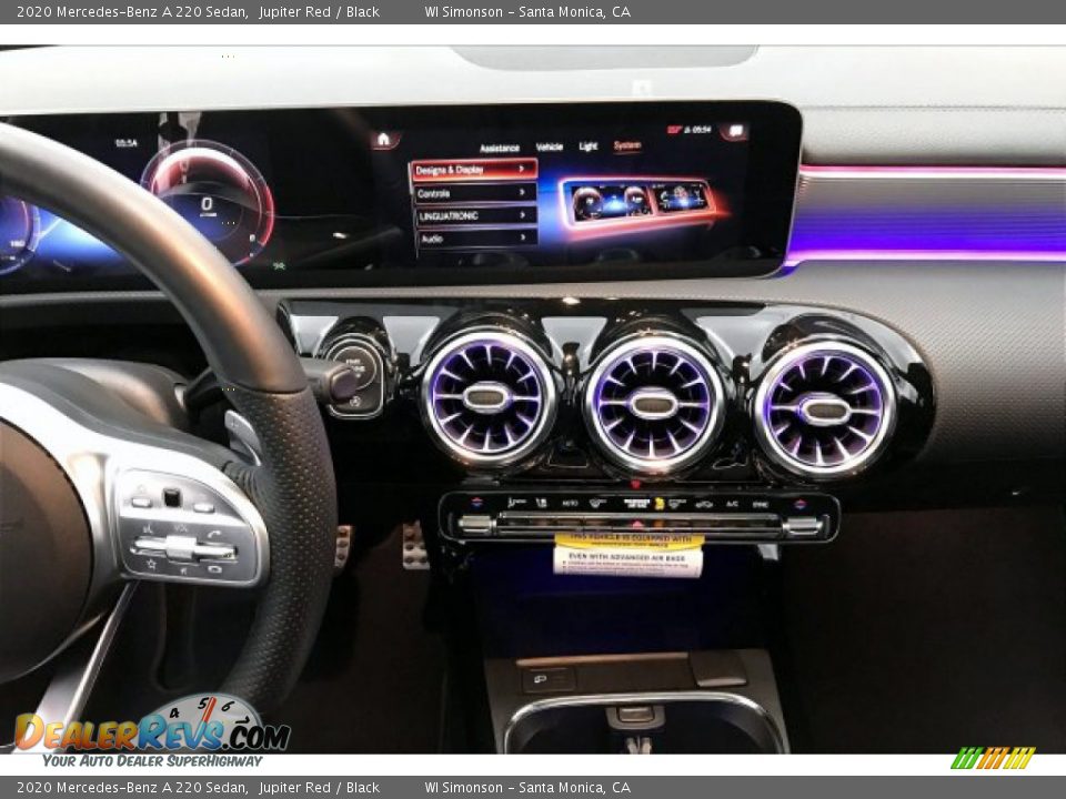 Controls of 2020 Mercedes-Benz A 220 Sedan Photo #6