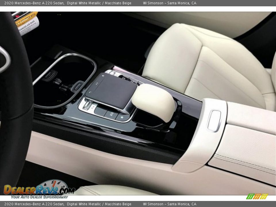 2020 Mercedes-Benz A 220 Sedan Digital White Metallic / Macchiato Beige Photo #7