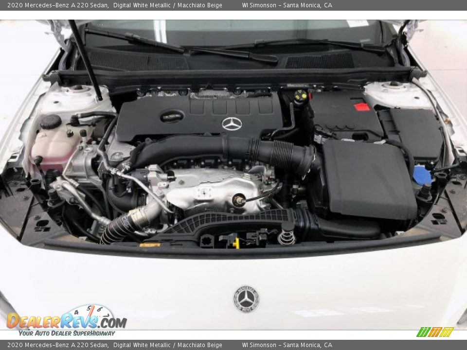 2020 Mercedes-Benz A 220 Sedan Digital White Metallic / Macchiato Beige Photo #8