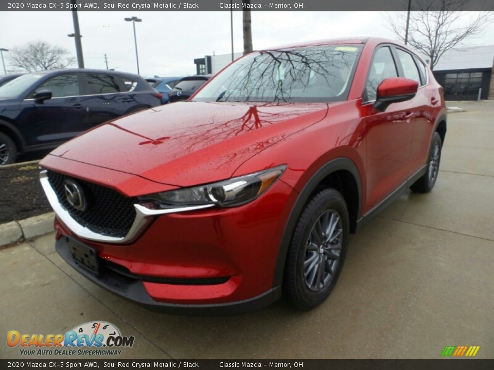 2020 Mazda CX-5 Sport AWD Soul Red Crystal Metallic / Black Photo #3