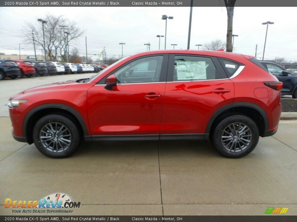 2020 Mazda CX-5 Sport AWD Soul Red Crystal Metallic / Black Photo #4