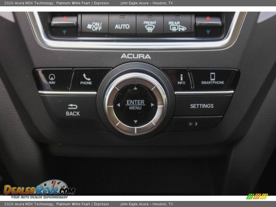 2020 Acura MDX Technology Platinum White Pearl / Espresso Photo #30