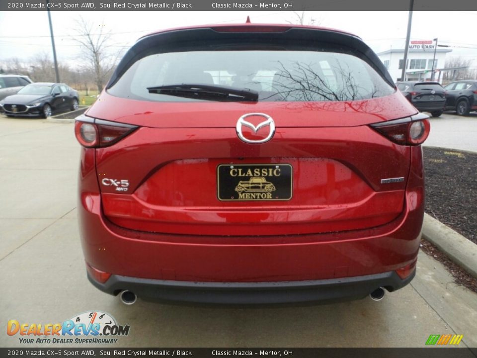 2020 Mazda CX-5 Sport AWD Soul Red Crystal Metallic / Black Photo #6