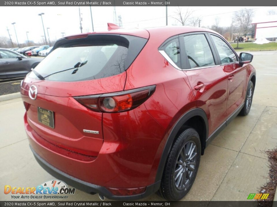 2020 Mazda CX-5 Sport AWD Soul Red Crystal Metallic / Black Photo #7