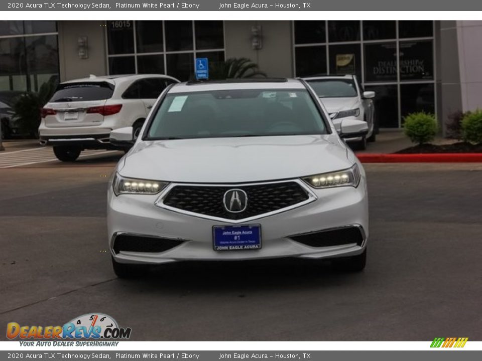 2020 Acura TLX Technology Sedan Platinum White Pearl / Ebony Photo #2