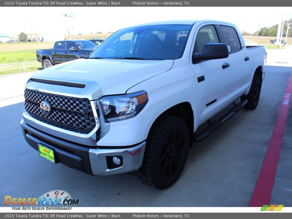 2020 Toyota Tundra TSS Off Road CrewMax Super White / Black Photo #4