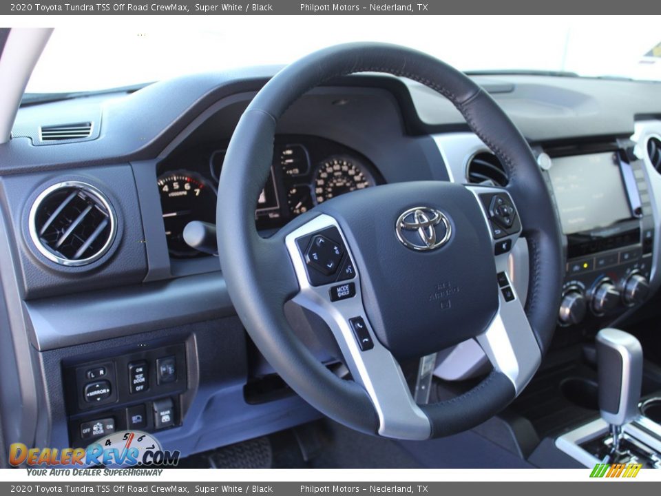 2020 Toyota Tundra TSS Off Road CrewMax Super White / Black Photo #13
