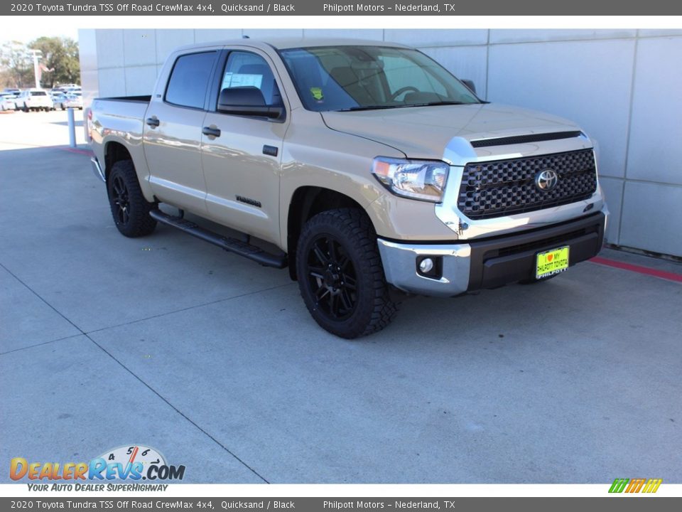 2020 Toyota Tundra TSS Off Road CrewMax 4x4 Quicksand / Black Photo #2