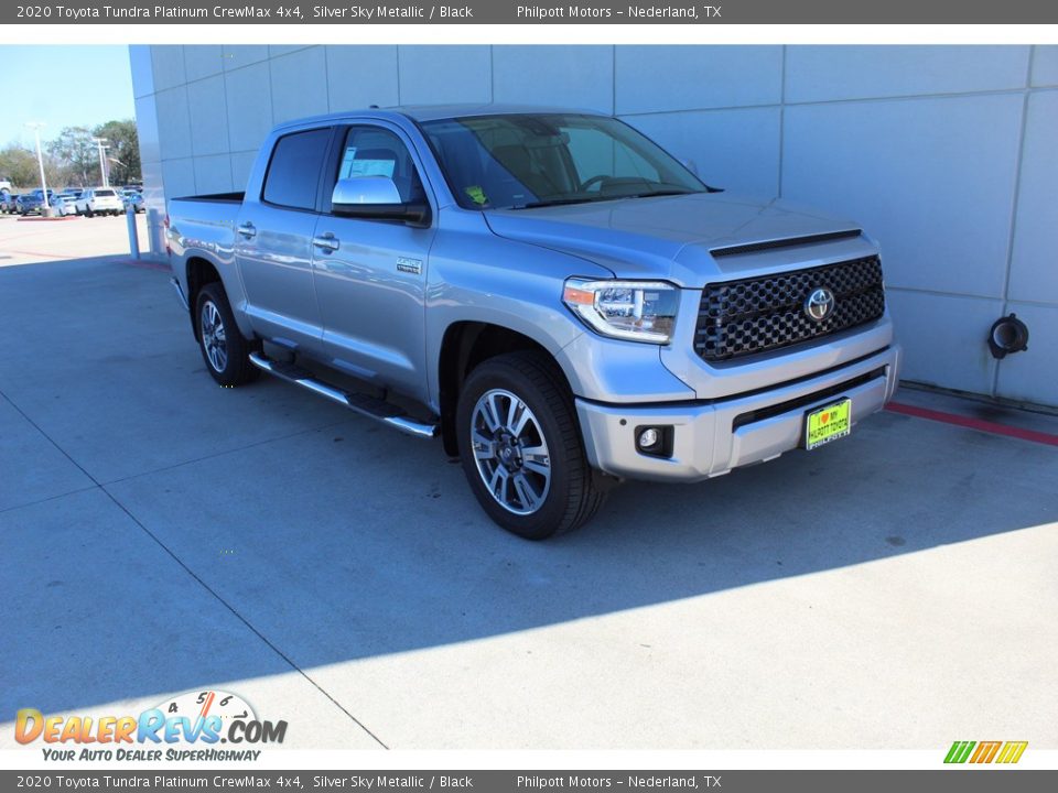 2020 Toyota Tundra Platinum CrewMax 4x4 Silver Sky Metallic / Black Photo #2