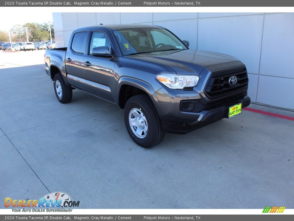 2020 Toyota Tacoma SR Double Cab Magnetic Gray Metallic / Cement Photo #2