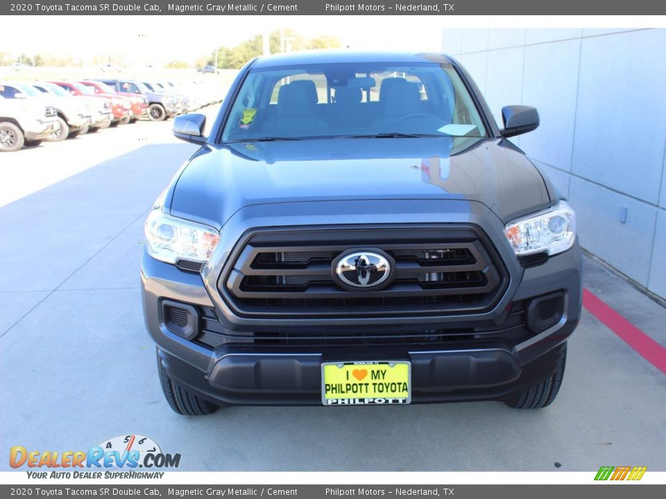 2020 Toyota Tacoma SR Double Cab Magnetic Gray Metallic / Cement Photo #3