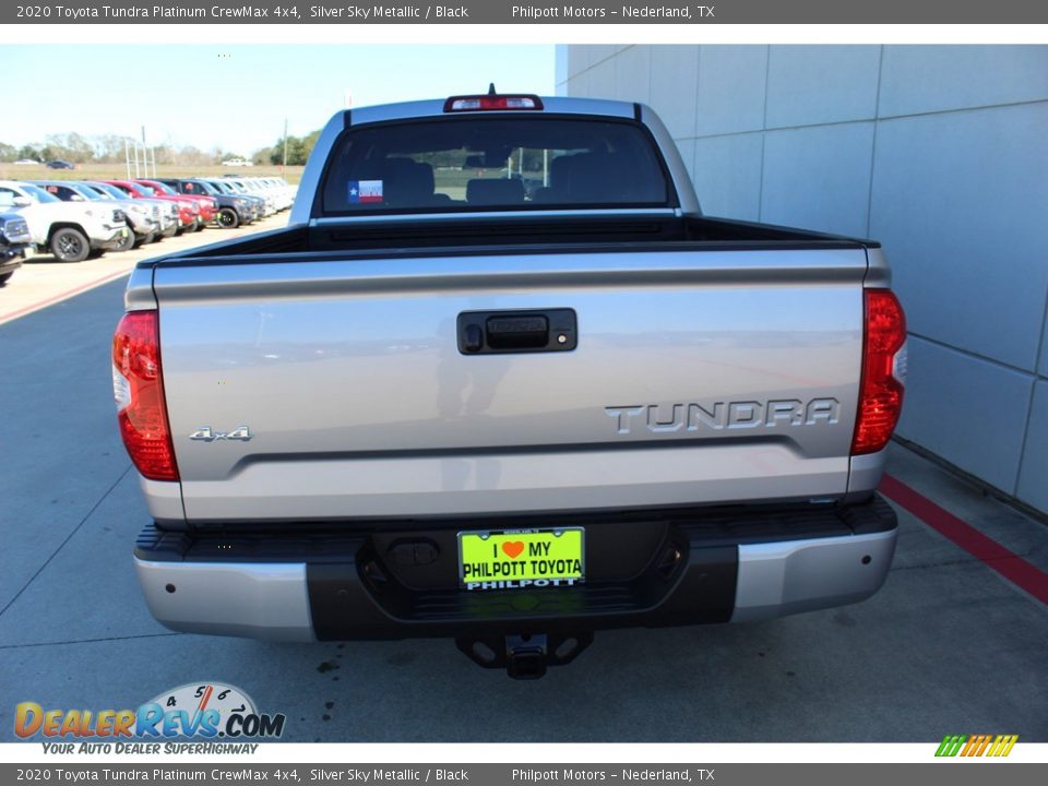 2020 Toyota Tundra Platinum CrewMax 4x4 Silver Sky Metallic / Black Photo #7