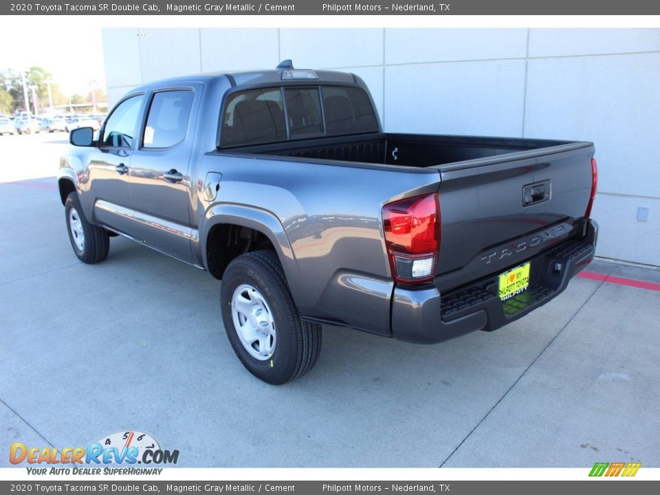 2020 Toyota Tacoma SR Double Cab Magnetic Gray Metallic / Cement Photo #6