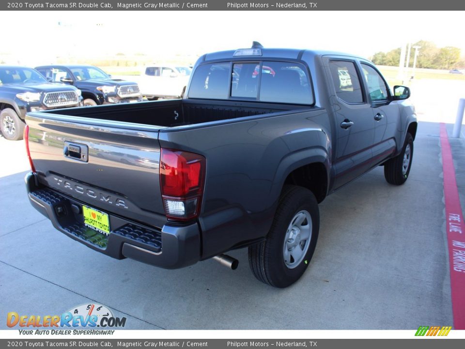 2020 Toyota Tacoma SR Double Cab Magnetic Gray Metallic / Cement Photo #8