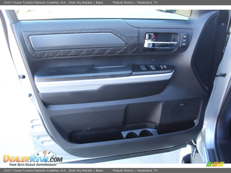 2020 Toyota Tundra Platinum CrewMax 4x4 Silver Sky Metallic / Black Photo #9
