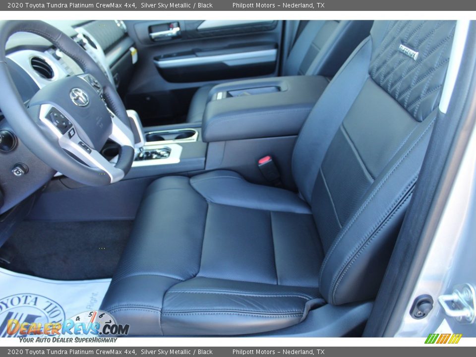 2020 Toyota Tundra Platinum CrewMax 4x4 Silver Sky Metallic / Black Photo #10