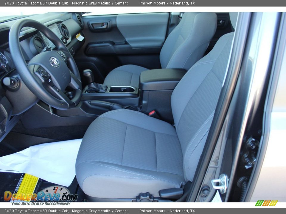 2020 Toyota Tacoma SR Double Cab Magnetic Gray Metallic / Cement Photo #10