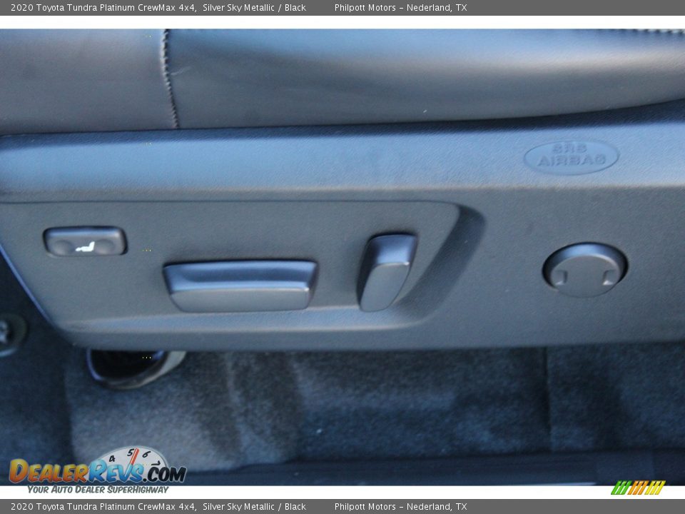 2020 Toyota Tundra Platinum CrewMax 4x4 Silver Sky Metallic / Black Photo #11