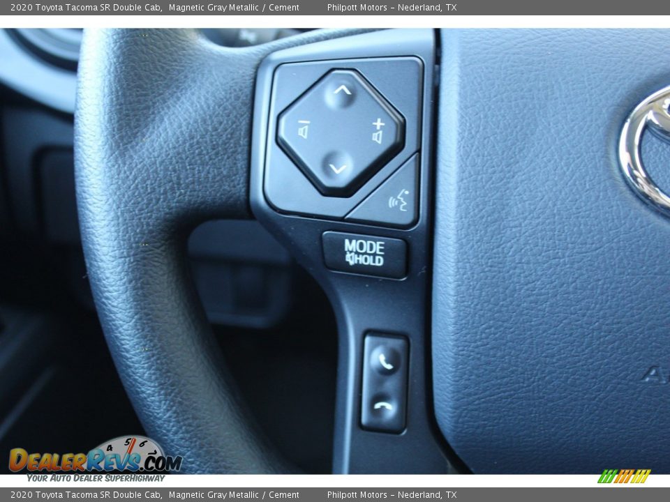 2020 Toyota Tacoma SR Double Cab Magnetic Gray Metallic / Cement Photo #11