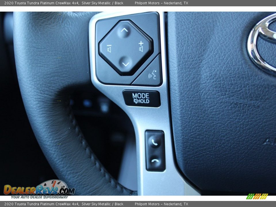 2020 Toyota Tundra Platinum CrewMax 4x4 Silver Sky Metallic / Black Photo #12
