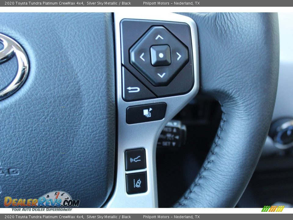 2020 Toyota Tundra Platinum CrewMax 4x4 Silver Sky Metallic / Black Photo #13