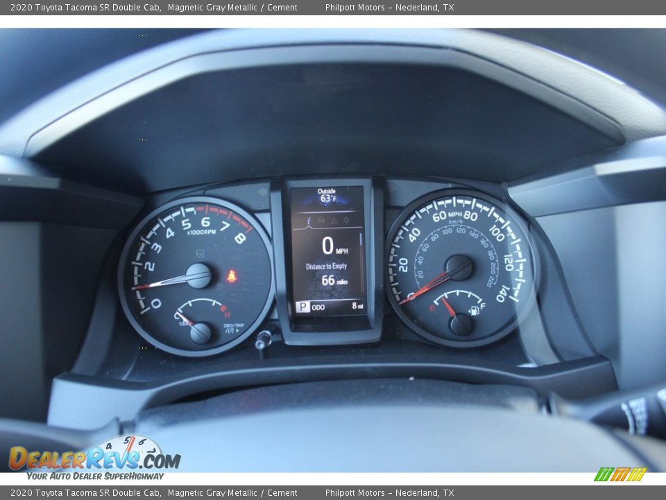 2020 Toyota Tacoma SR Double Cab Magnetic Gray Metallic / Cement Photo #13