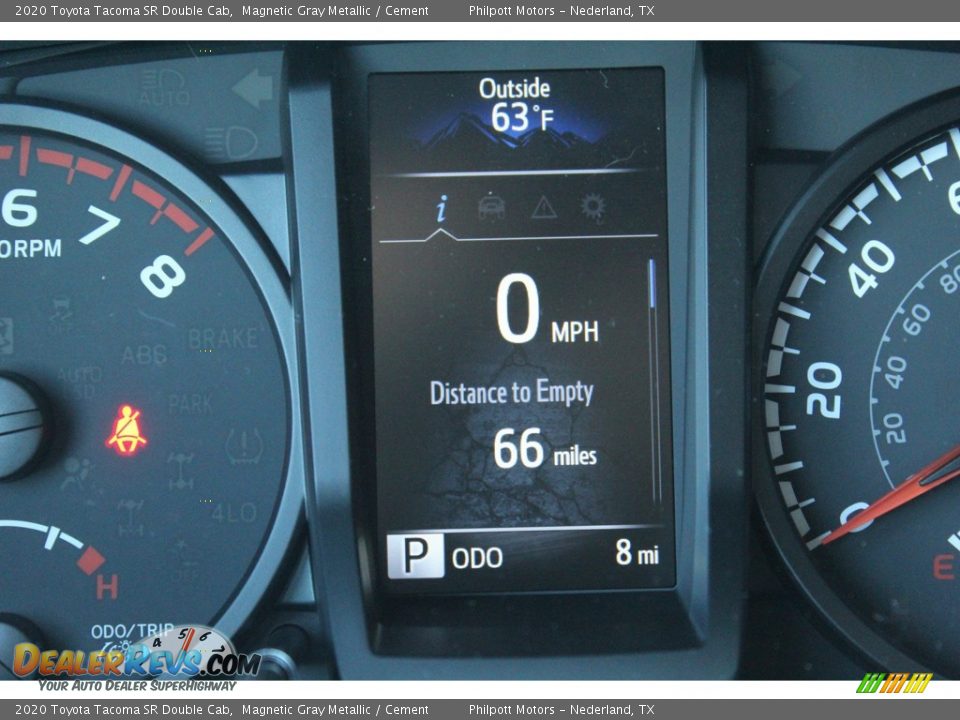 2020 Toyota Tacoma SR Double Cab Magnetic Gray Metallic / Cement Photo #14