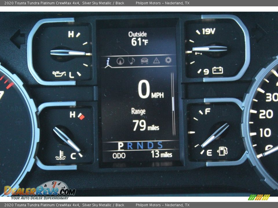 2020 Toyota Tundra Platinum CrewMax 4x4 Silver Sky Metallic / Black Photo #15