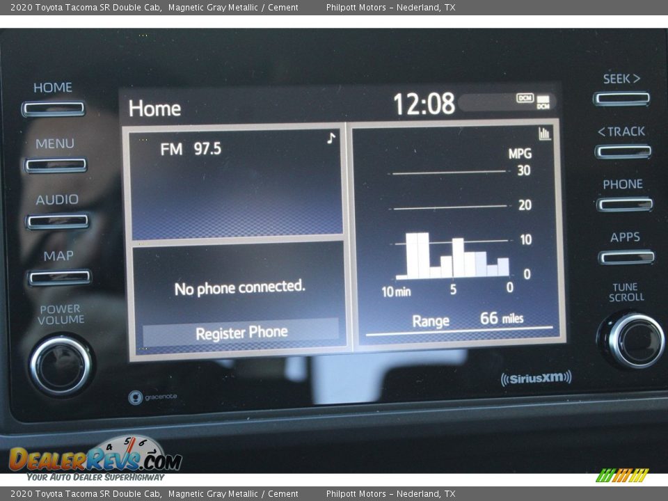 2020 Toyota Tacoma SR Double Cab Magnetic Gray Metallic / Cement Photo #15