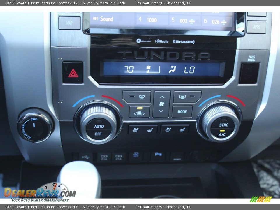 2020 Toyota Tundra Platinum CrewMax 4x4 Silver Sky Metallic / Black Photo #17