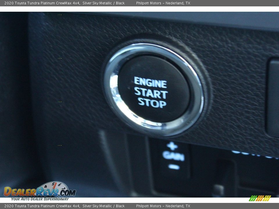 2020 Toyota Tundra Platinum CrewMax 4x4 Silver Sky Metallic / Black Photo #18