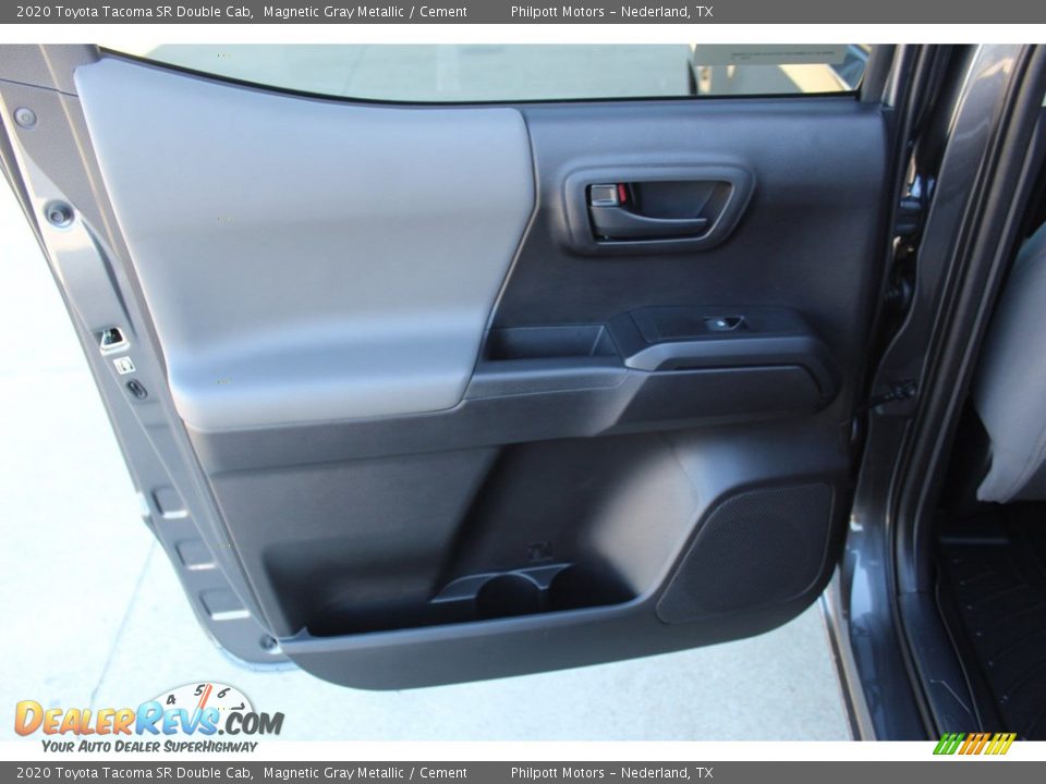2020 Toyota Tacoma SR Double Cab Magnetic Gray Metallic / Cement Photo #18