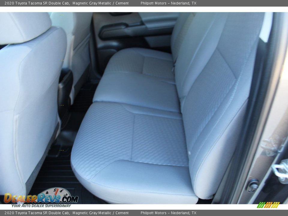 2020 Toyota Tacoma SR Double Cab Magnetic Gray Metallic / Cement Photo #19