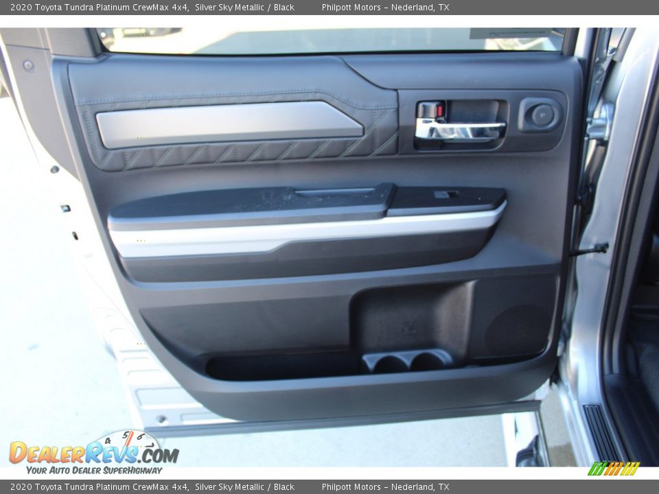 2020 Toyota Tundra Platinum CrewMax 4x4 Silver Sky Metallic / Black Photo #20