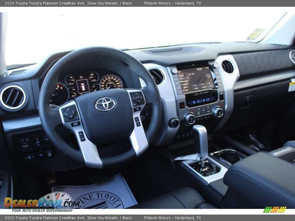 2020 Toyota Tundra Platinum CrewMax 4x4 Silver Sky Metallic / Black Photo #22