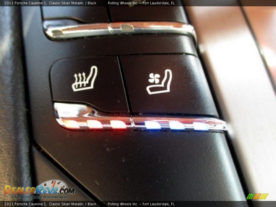 2011 Porsche Cayenne S Classic Silver Metallic / Black Photo #4