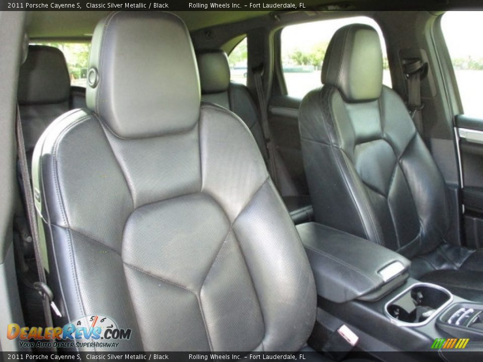2011 Porsche Cayenne S Classic Silver Metallic / Black Photo #12