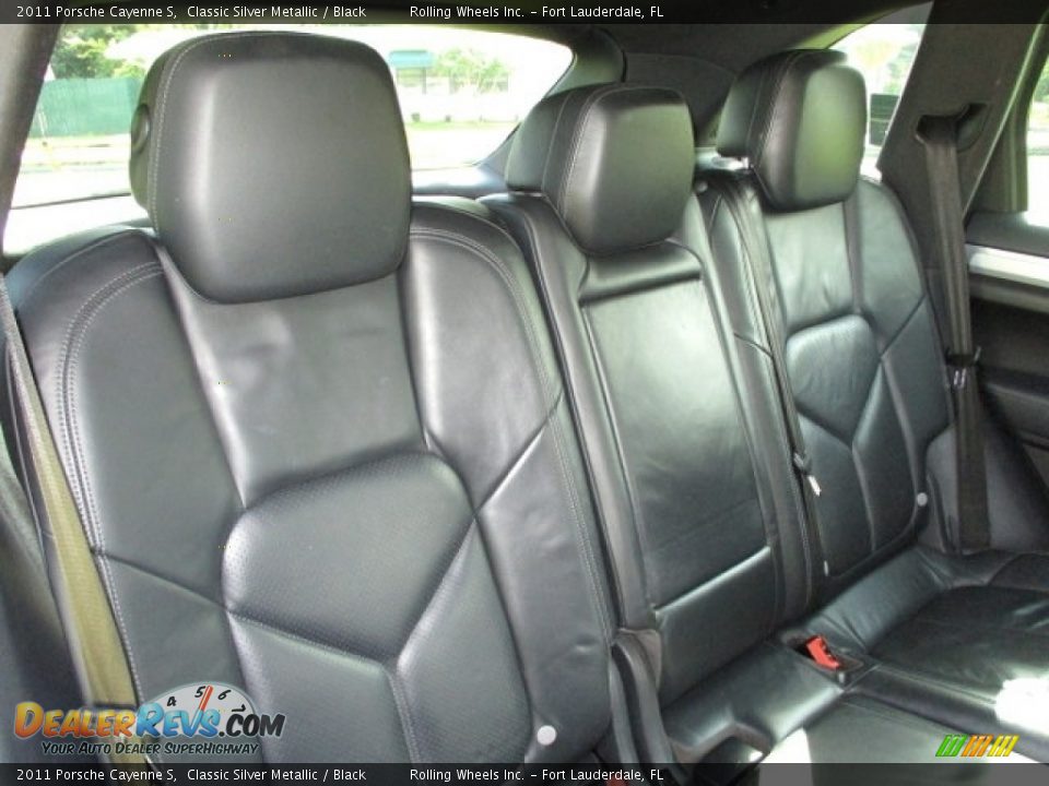 2011 Porsche Cayenne S Classic Silver Metallic / Black Photo #14