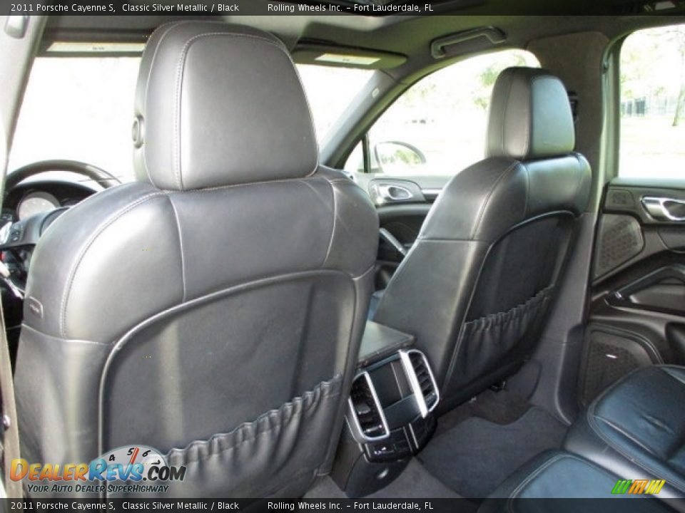2011 Porsche Cayenne S Classic Silver Metallic / Black Photo #24