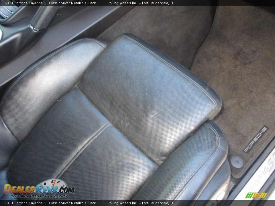 2011 Porsche Cayenne S Classic Silver Metallic / Black Photo #30