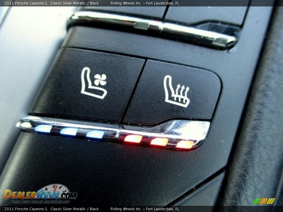 2011 Porsche Cayenne S Classic Silver Metallic / Black Photo #35