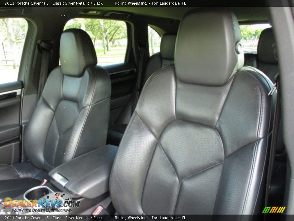 2011 Porsche Cayenne S Classic Silver Metallic / Black Photo #36