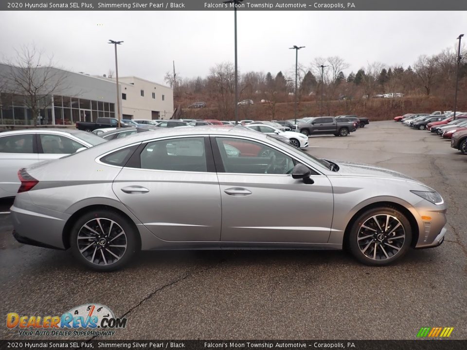 2020 Hyundai Sonata SEL Plus Shimmering Silver Pearl / Black Photo #1