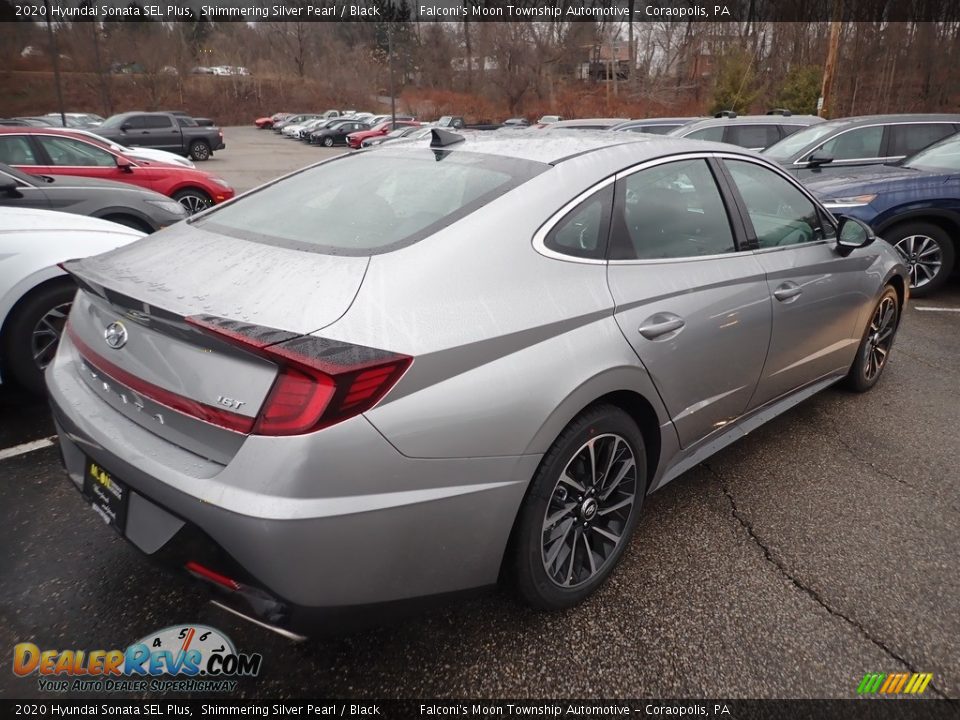 2020 Hyundai Sonata SEL Plus Shimmering Silver Pearl / Black Photo #2