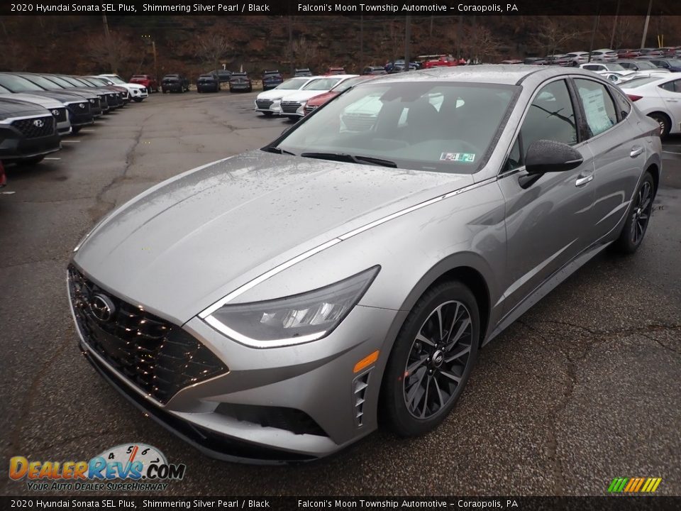 2020 Hyundai Sonata SEL Plus Shimmering Silver Pearl / Black Photo #5