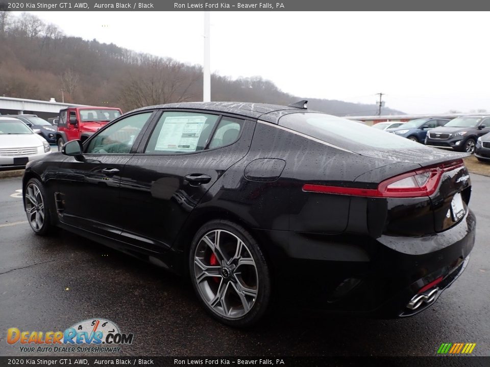2020 Kia Stinger GT1 AWD Aurora Black / Black Photo #5